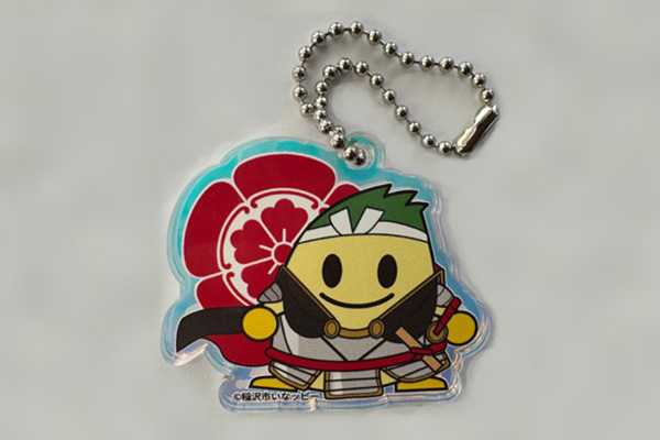 いなッピー のぶながアクリルキーチェーン