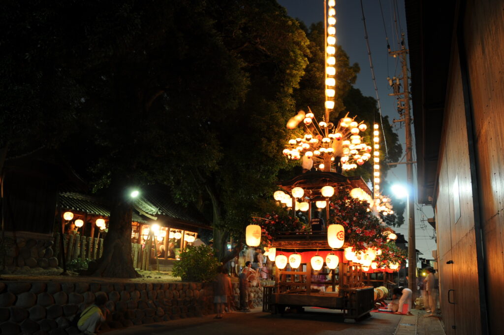 立部社 こがし祭り